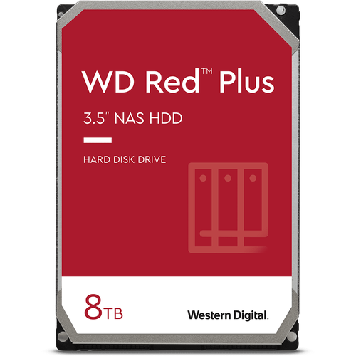 WD Жесткий диск Western Digital Red Plus WD80EFZZ 8TB 3.5\