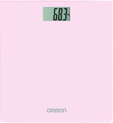 Весы омрон HN-289 цифр (розовые) #