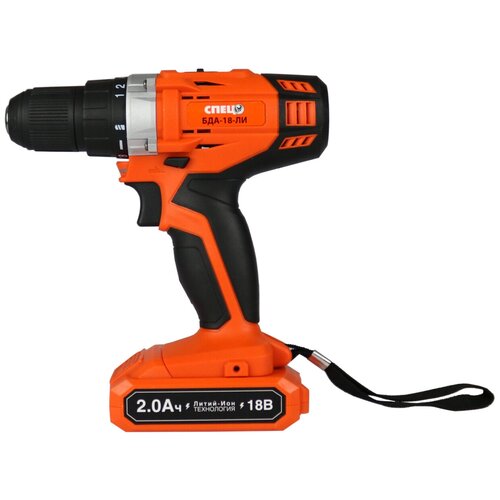 Аккумуляторный шуруповерт СПЕЦ БДА-18-ЛИ 727800₽