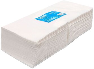 WHITE LINE салфетки 30х30, 100 шт., цвет: белый
