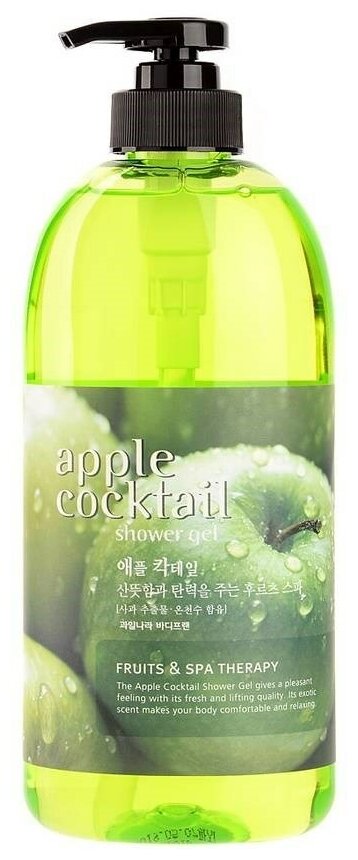 Welcos Гель для душа Яблочный коктейль Body Phren Shower Gel Apple Cocktail 730 мл