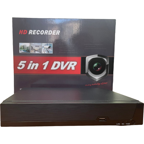 Видеорегистратор 4-канальный AP-Q1-H04B, с распознованием H.265 5MP 6 IN 1 DVR