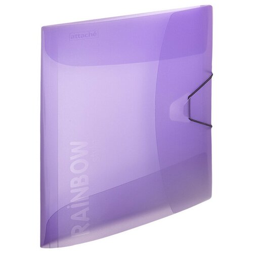 фото Папка на резинках attache rainbow style, фиолетовый