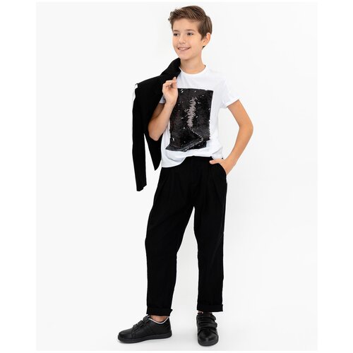 фото Брюки gulliver размер 158, черный