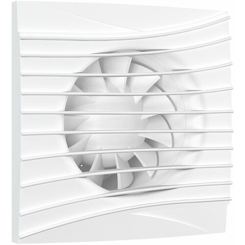 Вытяжной вентилятор 125 белый матовый с обратным клапаном SILENT 5C Matt white