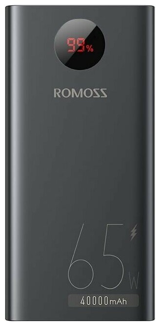 Внешний аккумулятор Romoss PEA40PF/ 40000мАч / 225 Вт быстрая зарядка/ LED