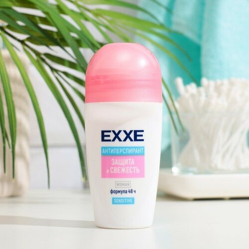 Exxe Антиперспирант ролик Exxe Защита и свежесть розовый sensitive, 50 мл