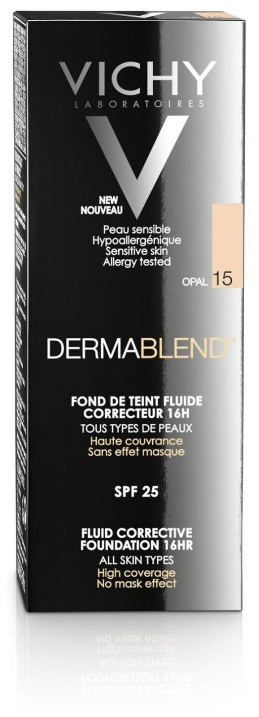 Флюид Vichy (Виши) Dermablend тональный корректирующий тон 20 30 мл Косметик Актив Продюксьон - фото №6