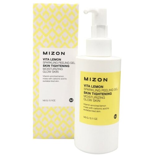 пилинг для лица secret key пилинг диски для лица с экстрактом лимона lemon sparkling peeling pad MIZON Vita Lemon Sparkling Peeling Gel Витаминный пилинг-гель для лица с экстрактом лимона 145г