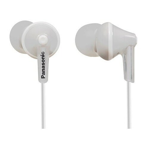 Наушники вкладыши Panasonic RP-HJE125E 11м белый проводные в ушной раковине 119400₽