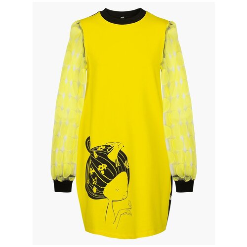 фото Платье nota bene размер 122, желтый