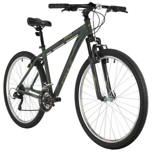 Горный (MTB) велосипед Foxx Atlantic 26 (2021) зеленый 18 (требует финальной сборки) горный mtb велосипед foxx atlantic d 29 2021 зеленый 18 требует финальной сборки
