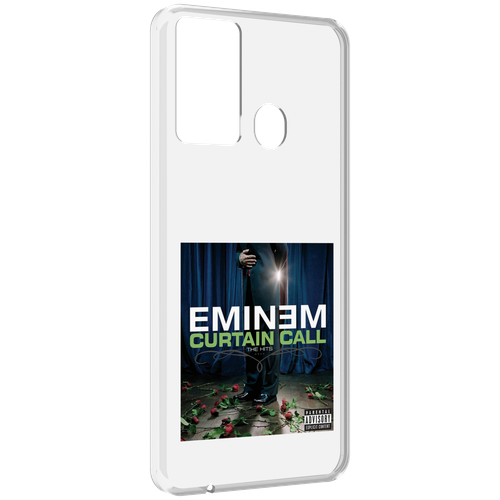 eminem curtain call the hits Чехол MyPads Eminem CURTAIN CALL, THE HITS для ITEL P37 / ITEL Vision 2S задняя-панель-накладка-бампер