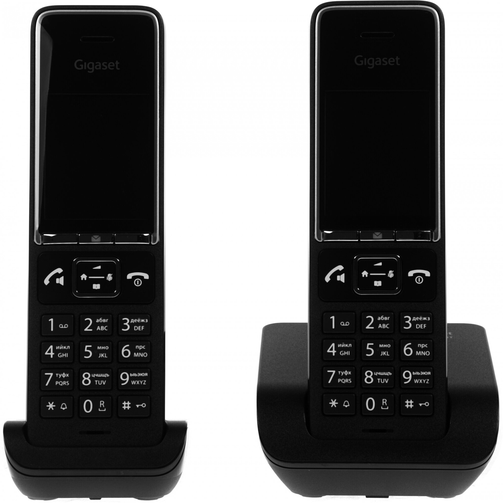 Радиотелефон DECT с двумя трубками Gigaset Comfort 550 DUO RUS Black