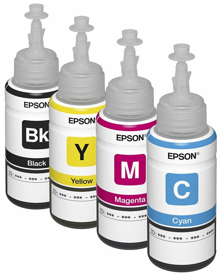 Техническая упаковка Чернила Epson C13T66434A, для Epson L100, L110, L120, L1300, L132, , пурпурный, 70 мл