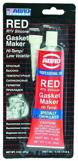 Абро 11-Ab-42 Герметик Прокладок "Красный" Высокотемперат. 42,5Г Сша ABRO арт. 11AB42R