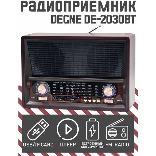 Радиоприемник DEGNE DE-2030BT black