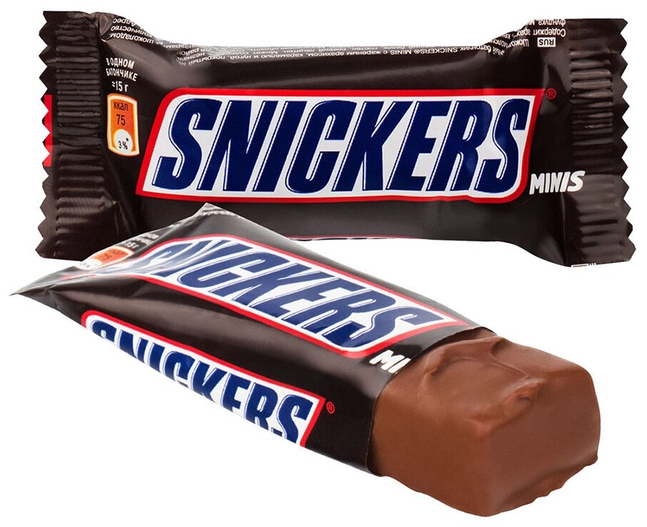 Шоколадный батончик Snickers Minis 1кг - фотография № 5