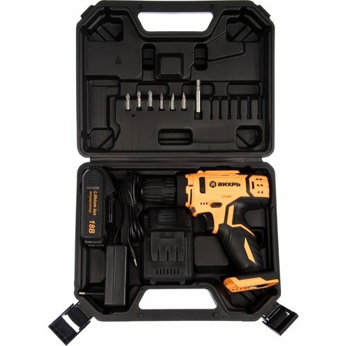 Дрель аккумуляторная шуруповерт ДА-18Л-2КА 20 Ач Вихрь 5988₽