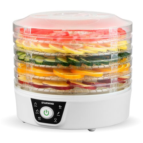 Сушка для фруктов и овощей Starwind SFD0501 5под 400Вт серый 200000₽