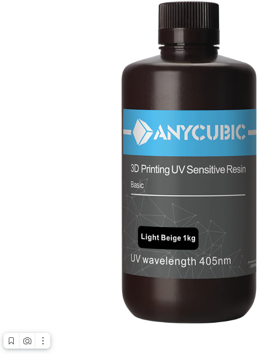 Фотополимерная смола Anycubic Basic 1 л светло бежевый