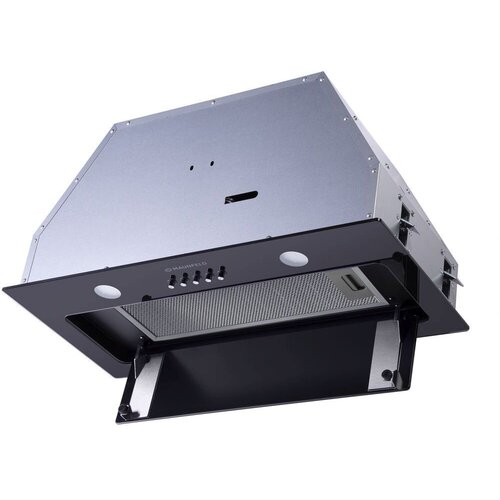Вытяжка встраиваемая Maunfeld Trapeze 601GG черный управление кнопочное 1 мотор 2066900₽