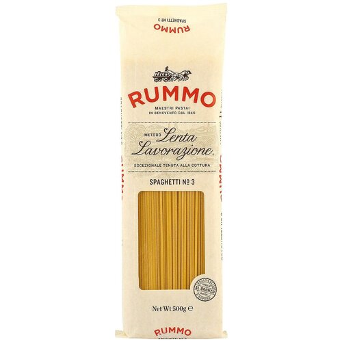 RUMMO Макароны  №3, спагетти, 500 г
