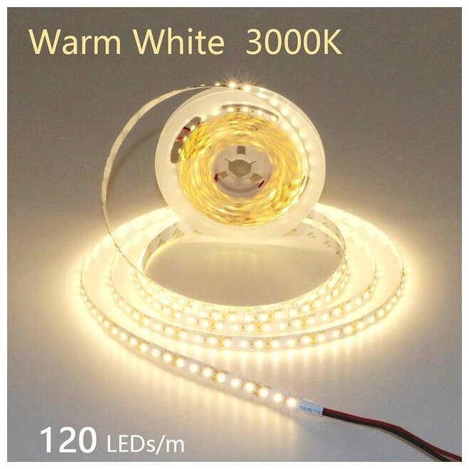 Светодиодная лента SMD 2835 12v 5м 120 leds/m - фотография № 2