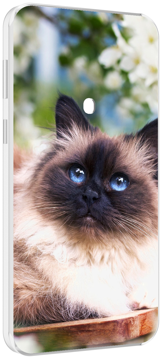Чехол MyPads порода кошка Бирман для Meizu 16 Plus / 16th Plus задняя-панель-накладка-бампер