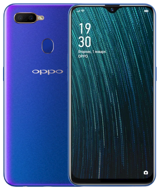 Смартфон OPPO A5s 3/32 ГБ, Dual nano SIM, синий