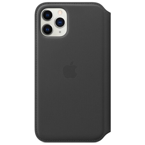 Чехол Apple Folio кожаный для iPhone 11 Pro, черный