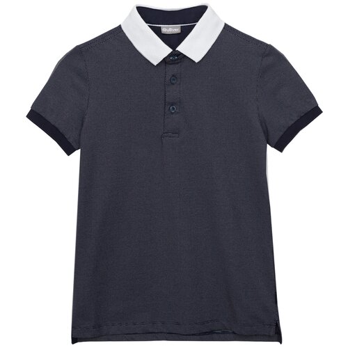 фото Поло gulliver, размер 122, синий