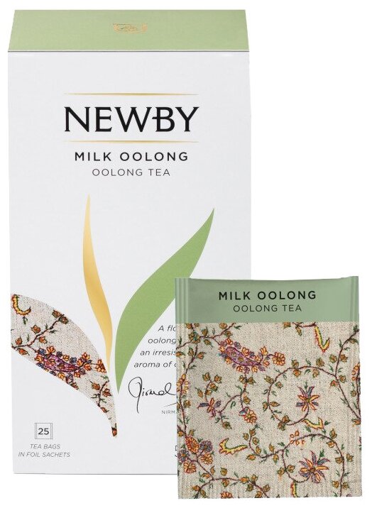 Чай улун Newby Milk oolong в пакетиках, 25 пак. - фотография № 3