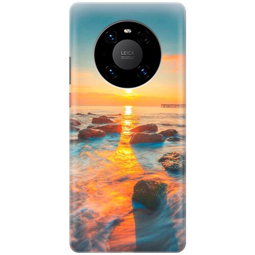 RE: PA Накладка Transparent для Huawei Mate 40 Pro с принтом Закат на побережье re pa накладка transparent для honor 6c pro с принтом закат на побережье