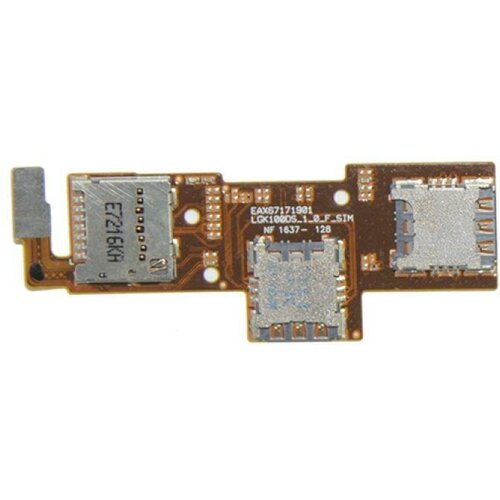 Шлейф для LG K100DS (K3 LTE) на разъем SIM и MMC разъем для sim карты microsd для lg v10 x style k8 lte k10 k10 lte