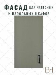 Фасад кухонный универсальный однодверный 496х716мм на модуль 50х72см, цвет - Ярко-серый