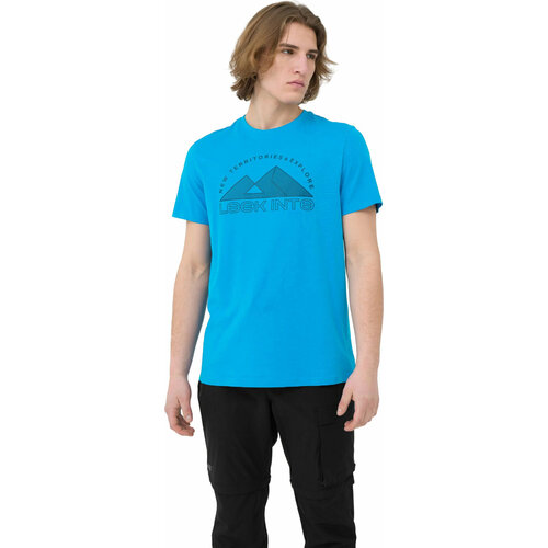 фото Футболка 4f, хлопок, размер xl, голубой