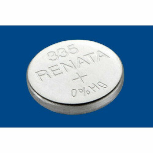 Батарейка для часов RENATA 335 SR512SW 1,55В дисковая 1шт батарейка renata 335 элемент питания рената 335 в10 sr512sw без ртути