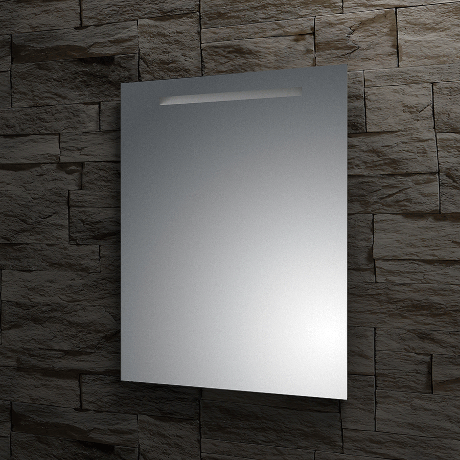 Зеркало настенное Прямоугольное cо встроенным LUM-светильником Lumline EVOFORM 120х75 см, BY 2008 - фотография № 8