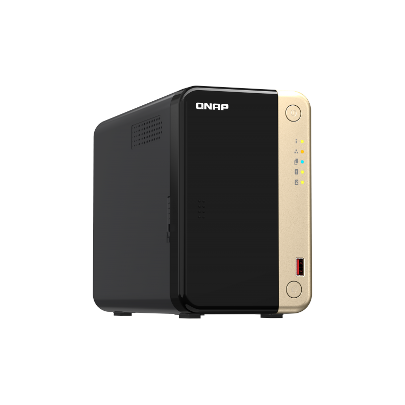 Сетевое хранилище NAS Qnap TS-264-8G черный - фото №8