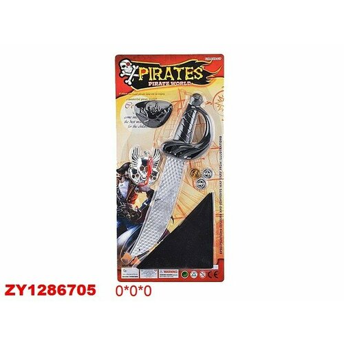 Набор пирата Shantou 4 предмета, пластик на листе (333) набор фигурок shantou животные 3 шт на листе yl381 10