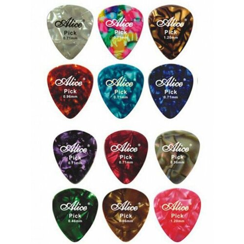 Медиатор Alice AP-180 перламутровый 046 мм 1 шт 227₽