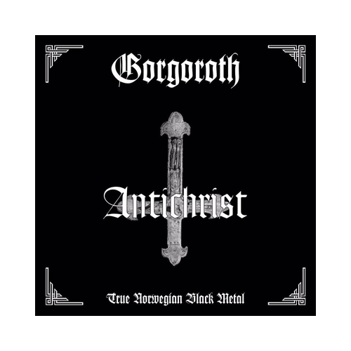 Gorgoroth - Antichrist, 1xLP, WHITE BLACK MARBLED LP incantation vanquish in vengeance 1xlp orange black marbled lp