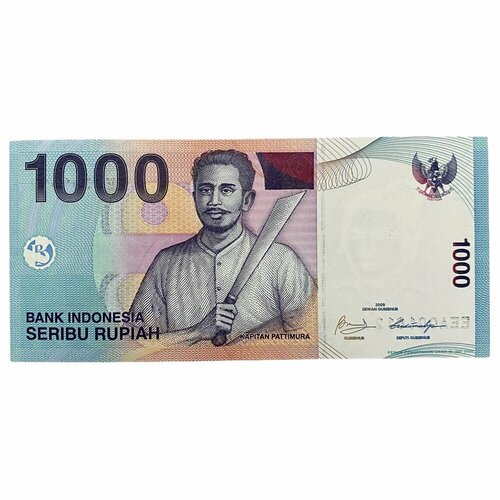 Индонезия 1000 рупий 2009 г. банкнота индонезия 1000 рупий 2009 год