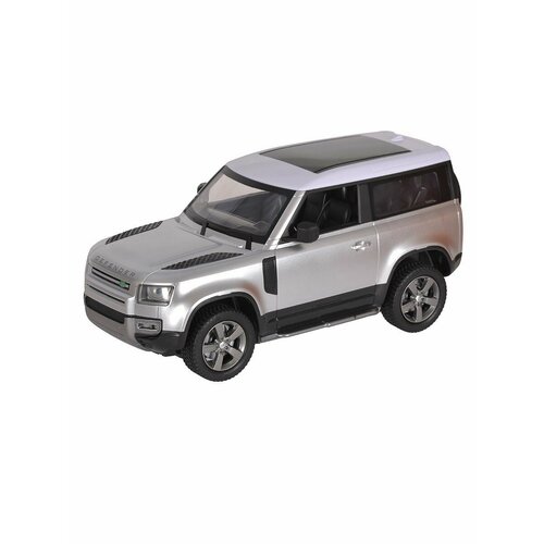 Машинка радиоуправляемая - Land Rover Defender, серый, на батарейках, 1 набор