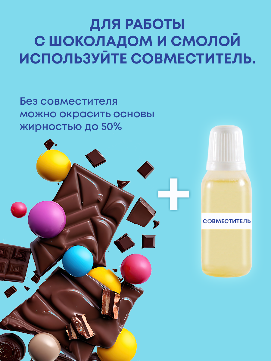 Набор пищевых красителей Organic Brand 12 шт