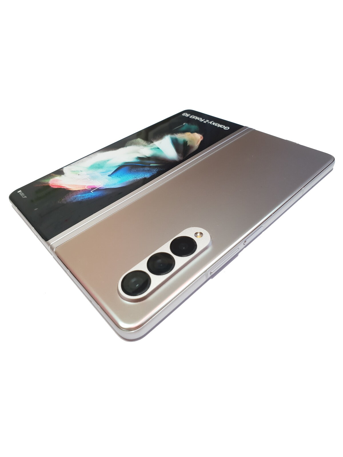Игрушка телефон-раскладушка Samsung Galaxy Z Fold3 silver 7,6 смартфон игрушка для девочки SM-F926B игровой телефон не музыкальный статичный Z Fold 3