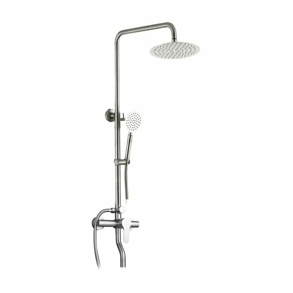 фото Душевая система для ванны, Gota Rocio, с картриджем, нержавеющая сталь, 357511-GOTA