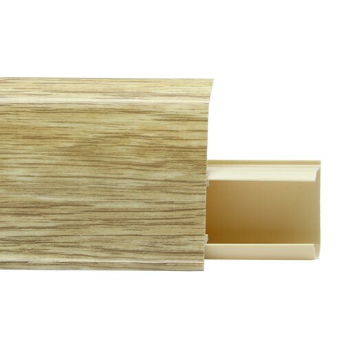 фото Плинтус пластиковый Winart Quadro 55 мм Муссон 516