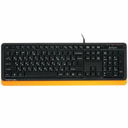 Клавиатура проводная A4Tech Fstyler FK10 мембранная клавиш - 104 USB черная 303900₽